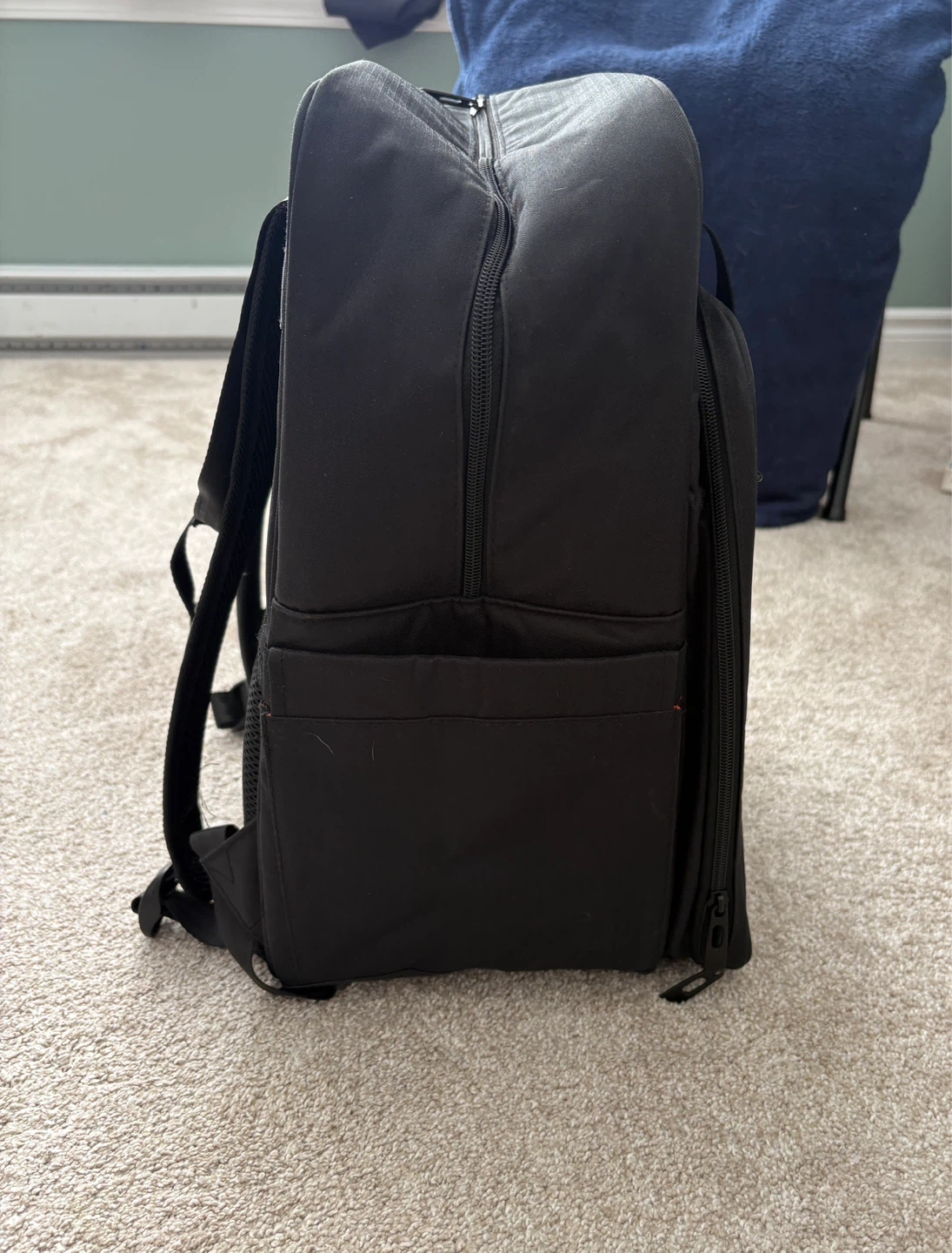 Curmio Black Backpack with Orange Interior - photo 3