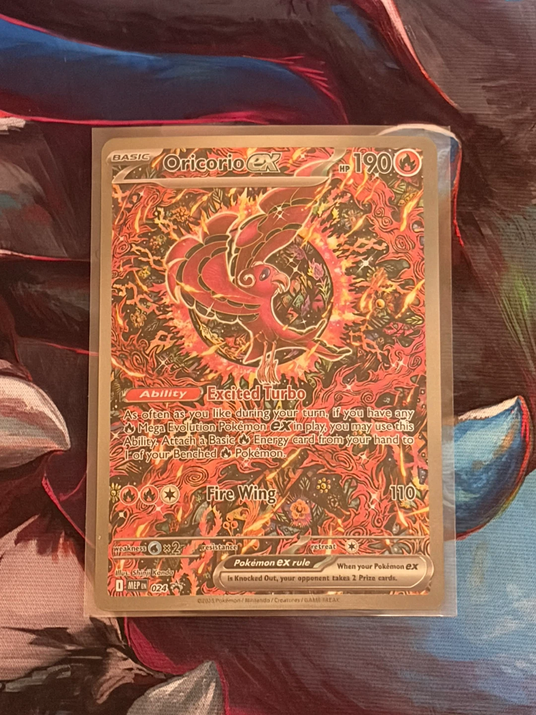 Pokemon Oricorio ex - Promo Holofoil Card