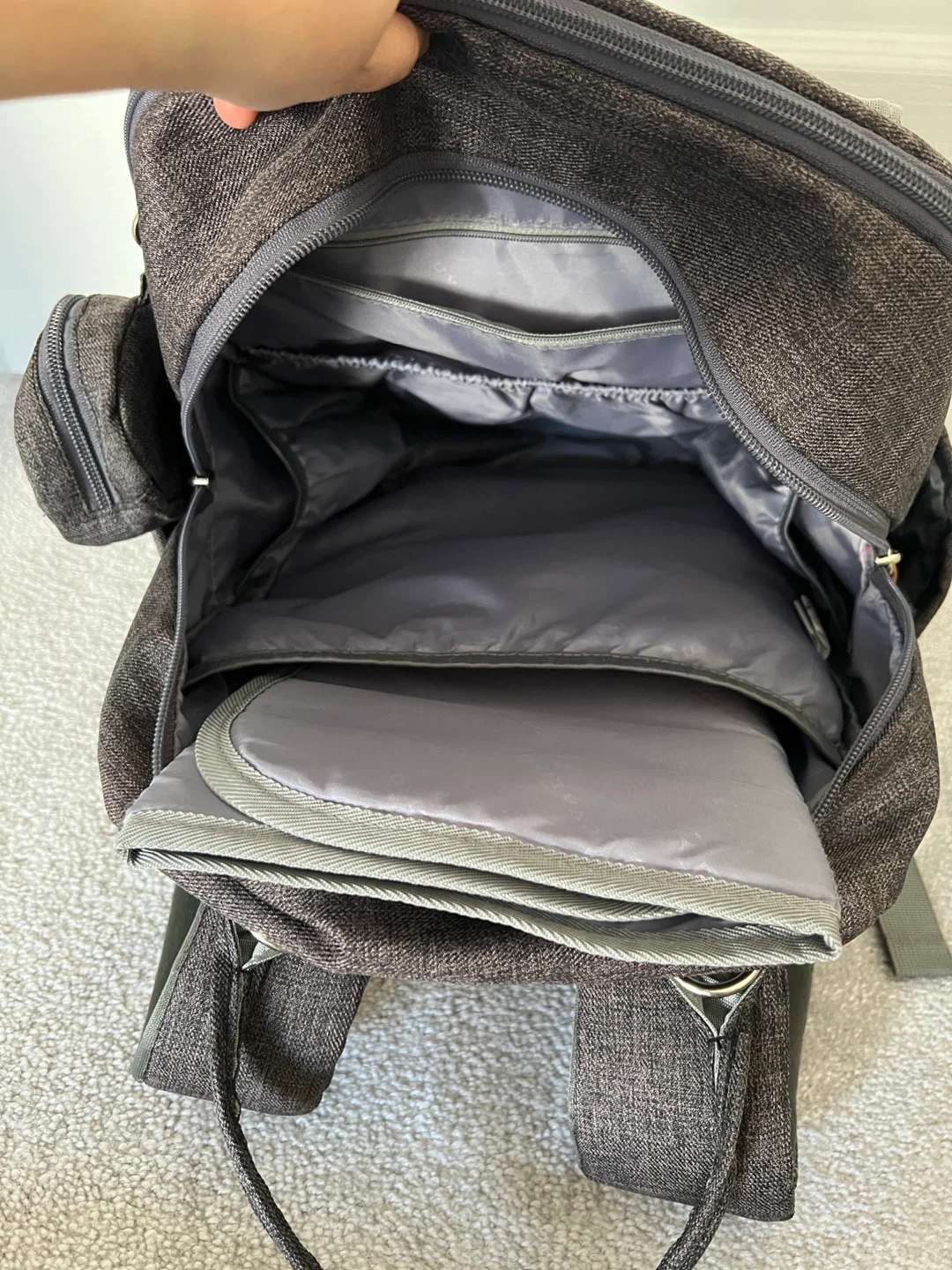 Diaper Bag Backpack - Dark Grey - photo 3