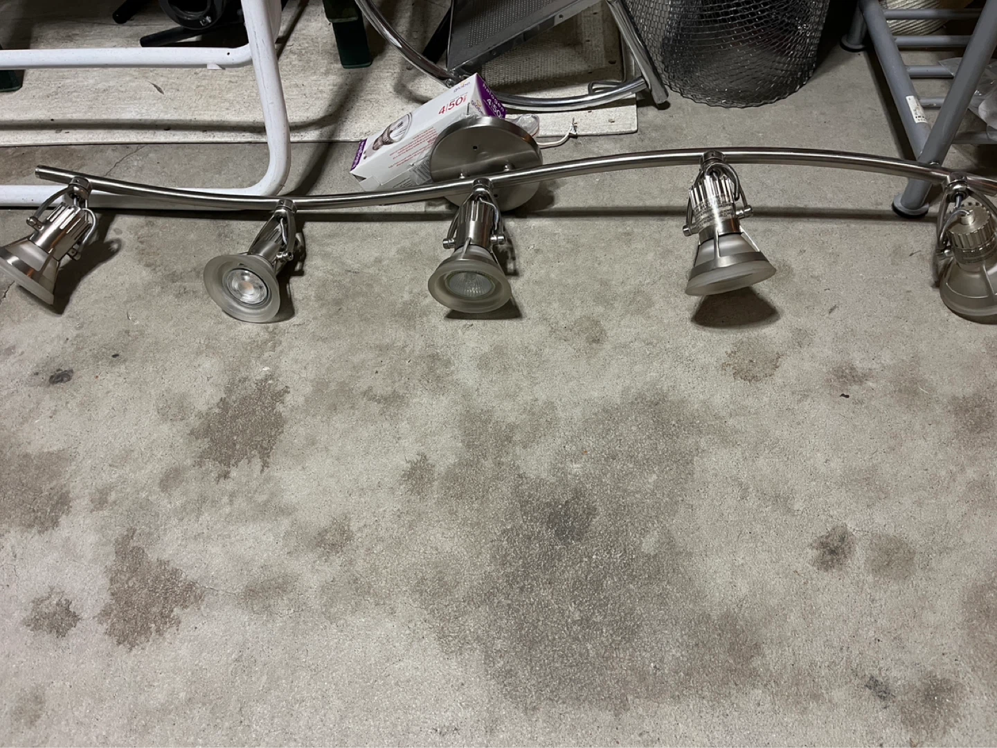 5-Light Track Lighting Fixture