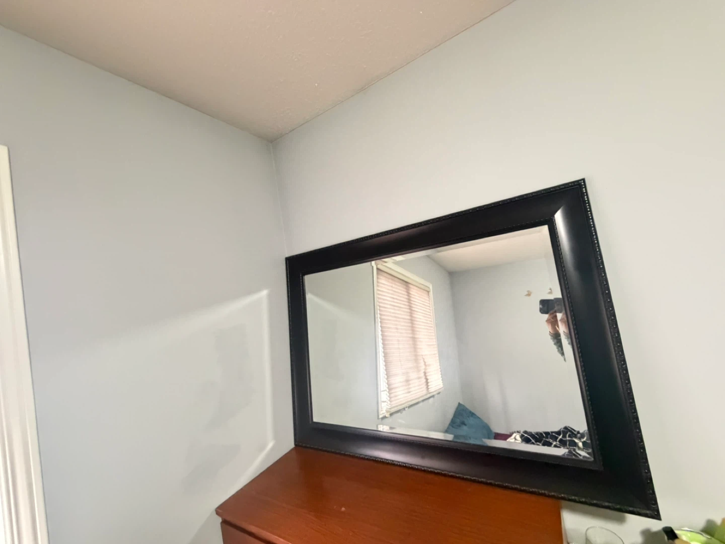 Decorative Black Framed Wall Mirror - photo 2