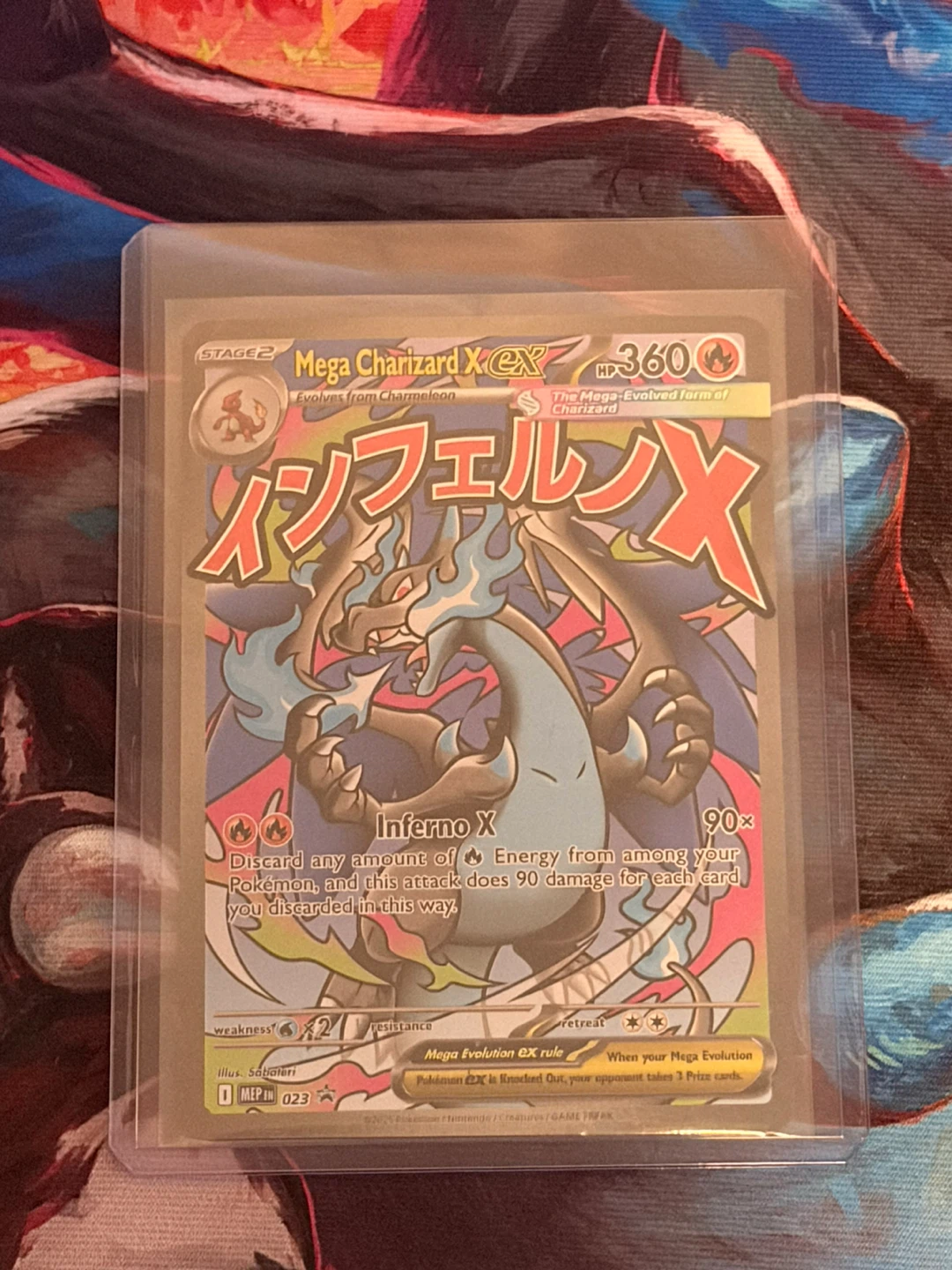 Mega Charizard X EX Pokémon Card - Promo 023