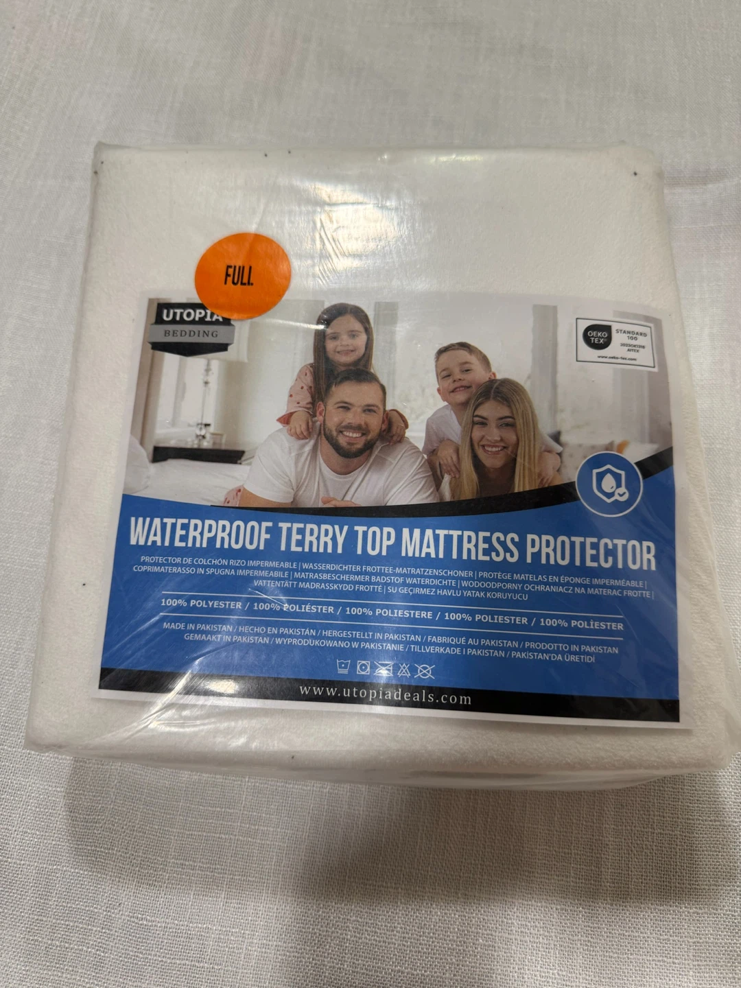 Waterproof Terry Top Mattress Protector - Full Size