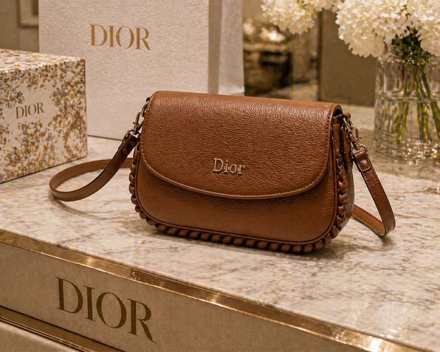 DIOR Leather Shoulder Bag - photo 2