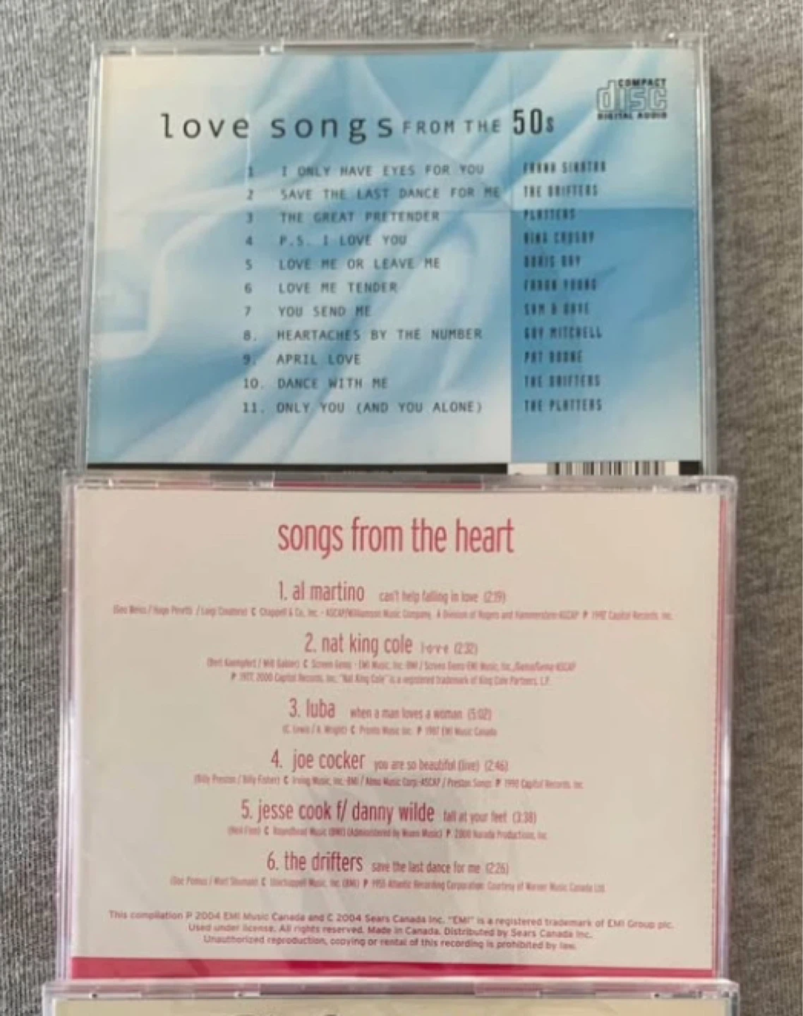 Love Songs CD’s - photo 2