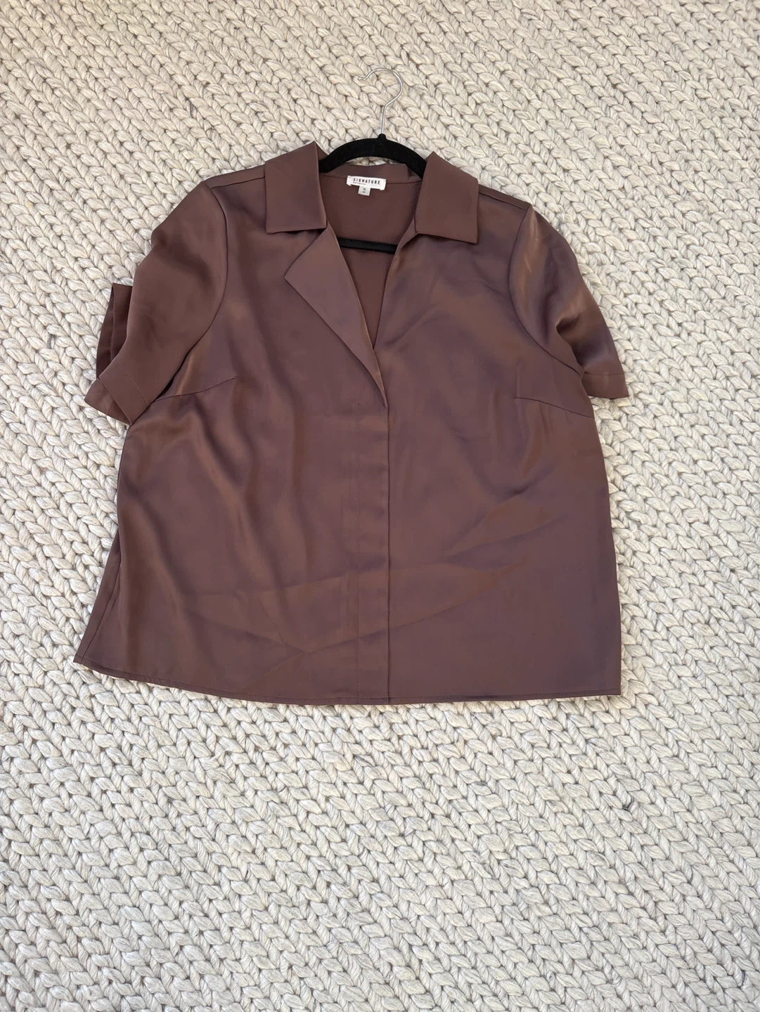 Signature Short Sleeve Button-Up Shirt