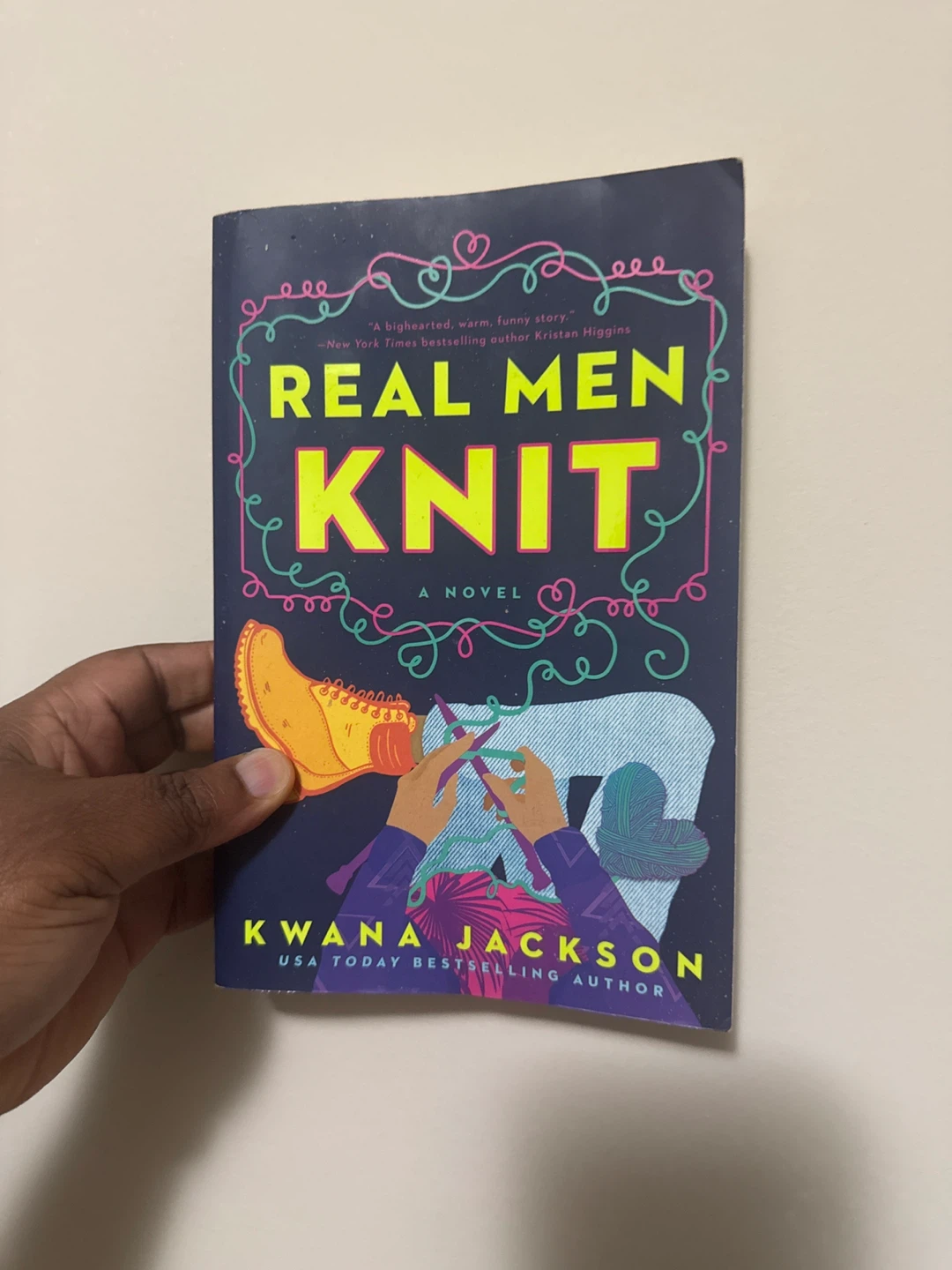 Real Men Knit A Novel by Kwana Jackson