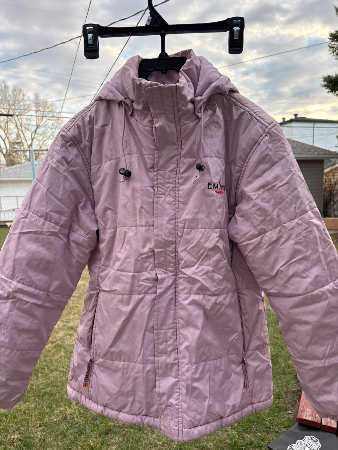 MINU Sport Wear Puffer Jacket - Lilac - Size M
