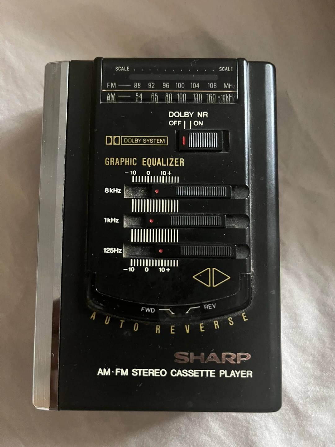 Sharp AM/FM Stereo Cassette Player