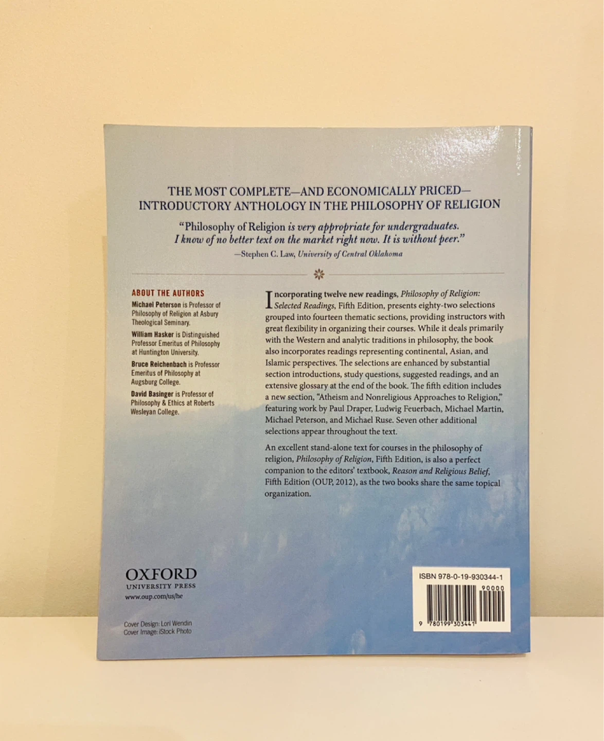 Philosophy of Religion: Selected Readings, Fifth Edition - photo 2
