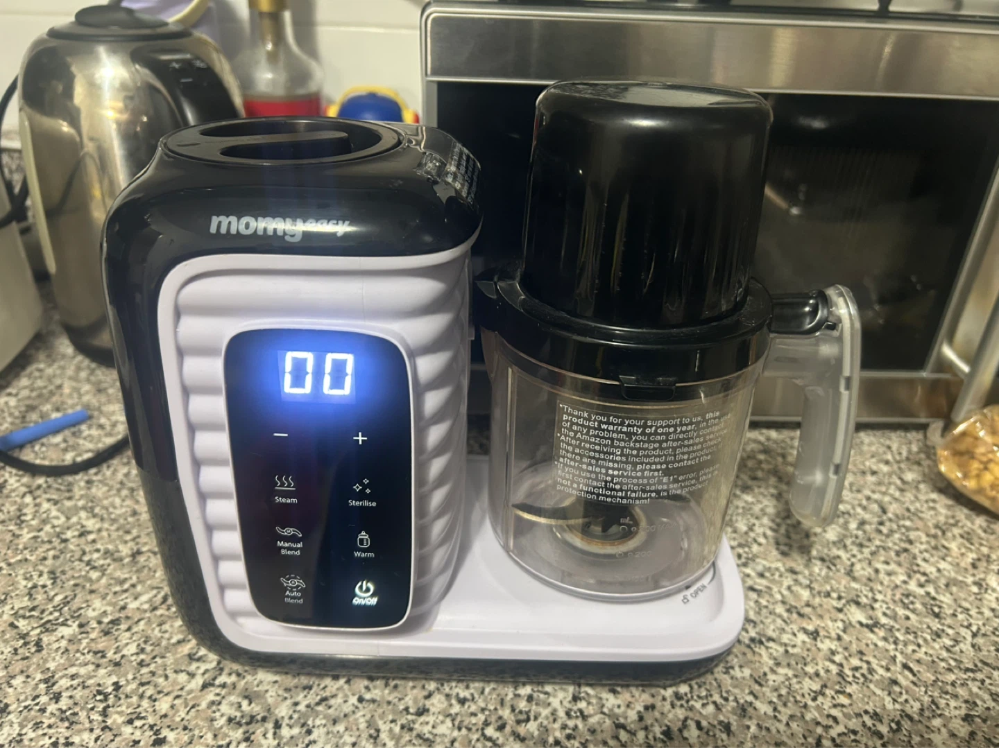 MommyEasy Baby Food Maker Steamer and Blender