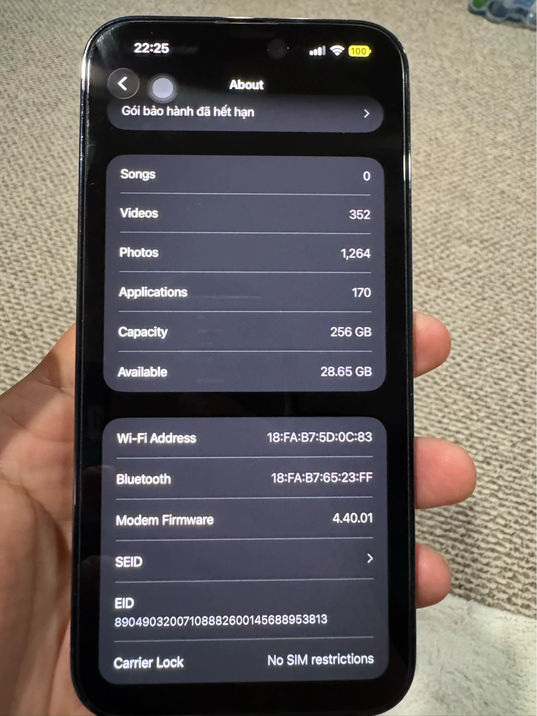 iPhone 14 Pro Max 256GB unlocked, 95% battery - photo 5