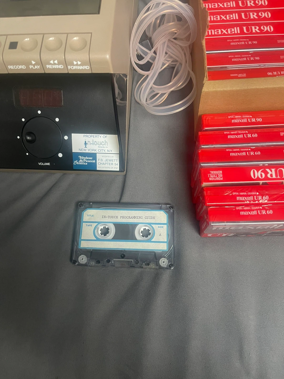 DOWALERT Cassette Voice Recorder with Maxell Tapes - photo 4