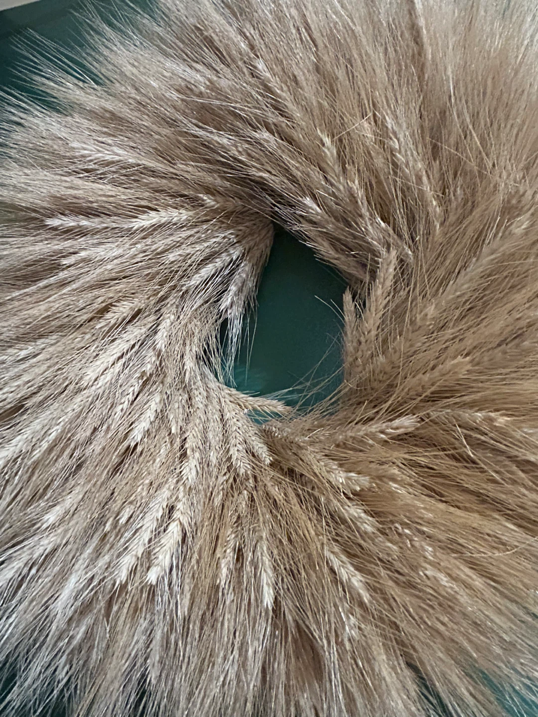 Dried Wheat Wreath - photo 2