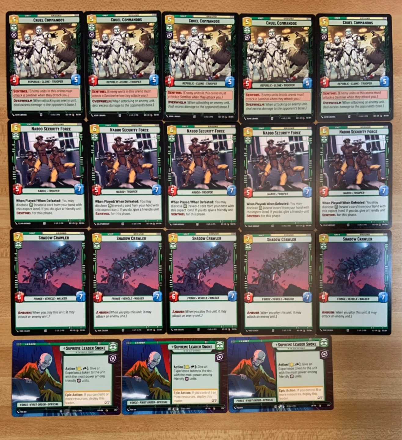 Star Wars Unlimited Bulk Common Card Lot 38 Cards LP Bundle - photo 2