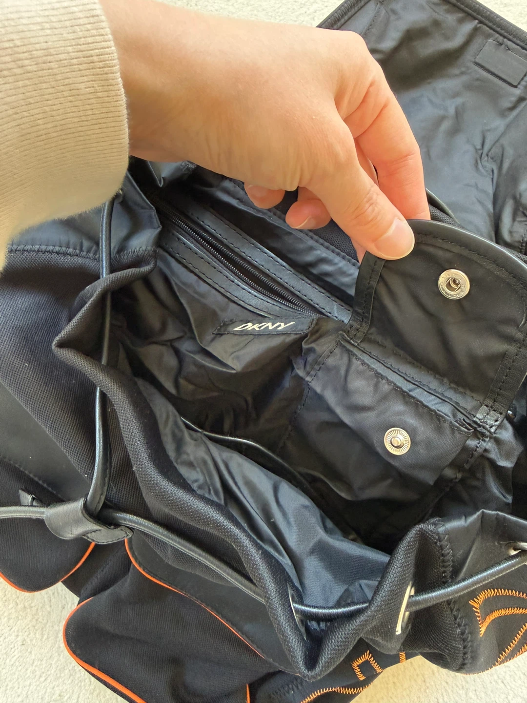 DKNY Black Backpack - photo 4