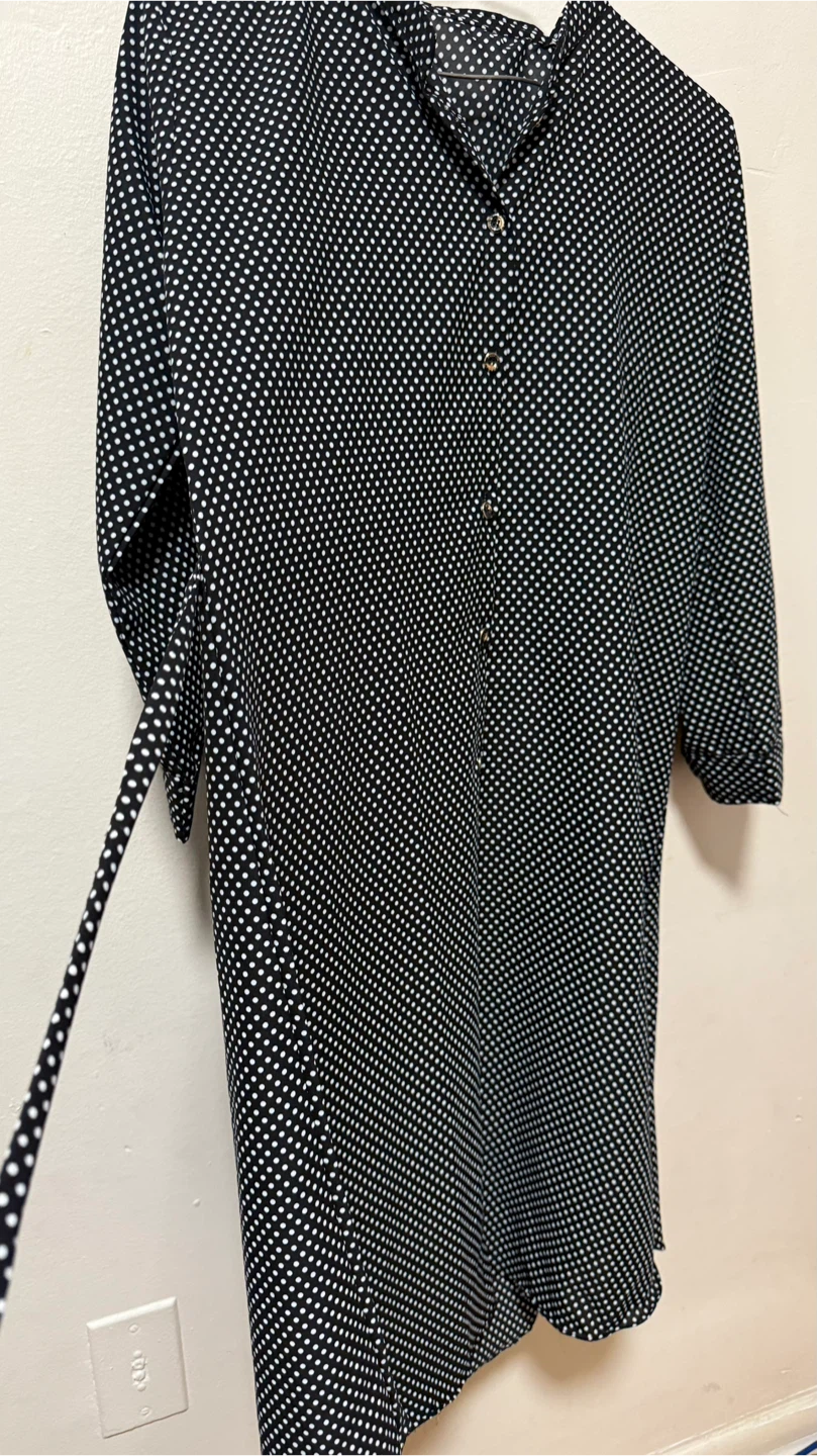 Black and White Polka Dot Dress 🖤🤍 - photo 2
