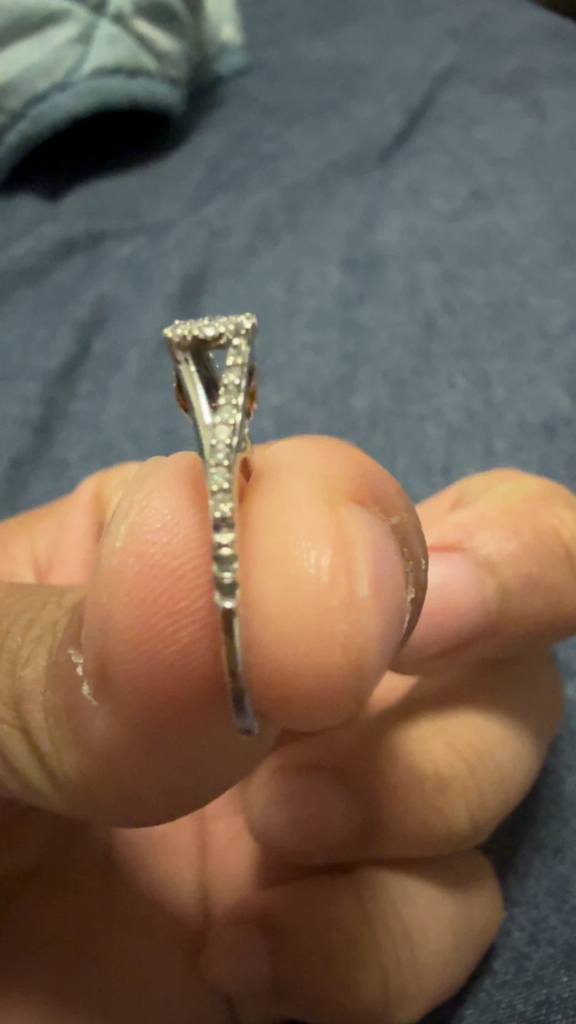 Enchanted Disney Belle Diamond Promise Ring - photo 4