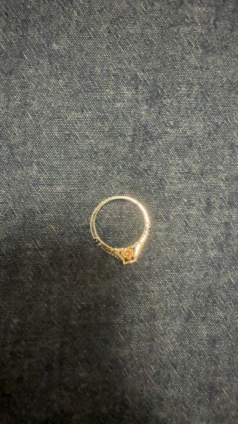 Enchanted Disney Belle Diamond Promise Ring - photo 5