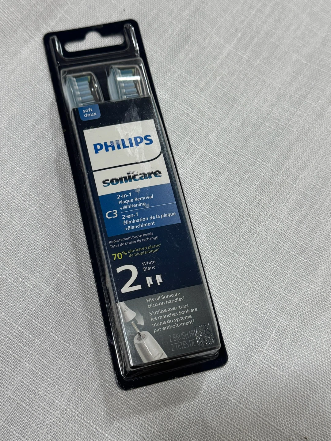 Philips Sonicare C3 2-in-1 Replacement Brush Heads (2 Pack)