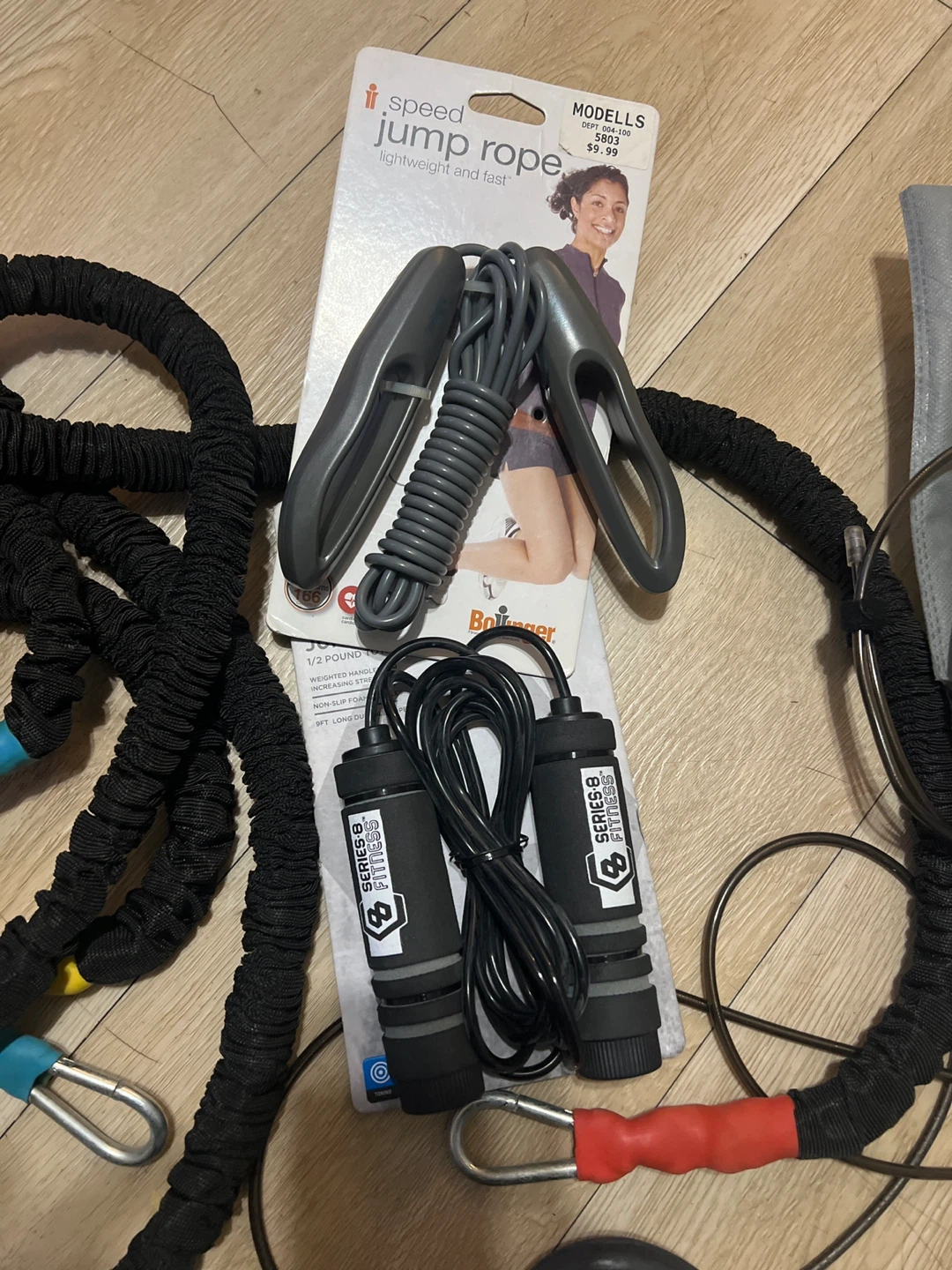 Speed Jump Rope and Resistance Bands Set - photo 2