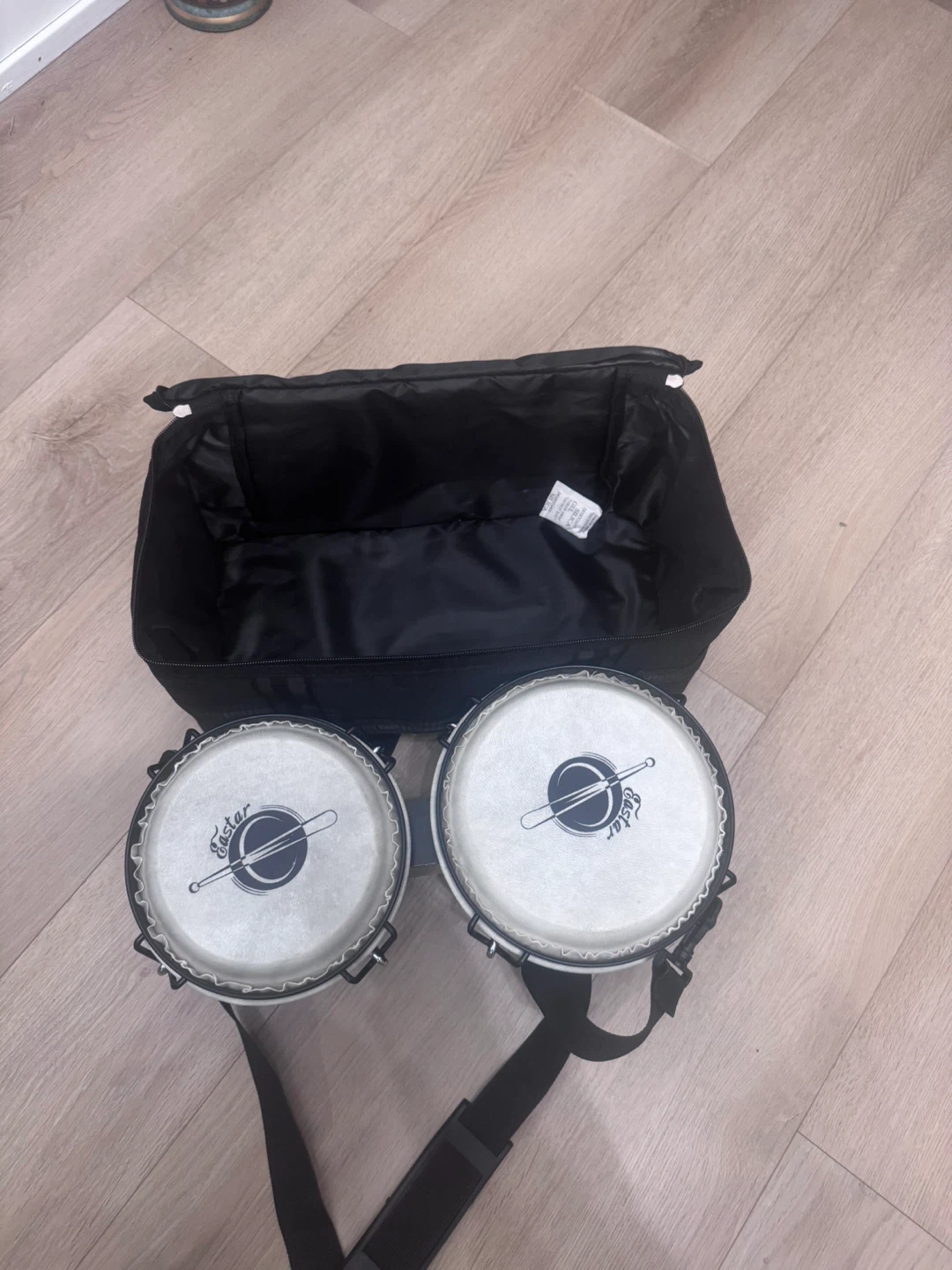 Eastar 7 Inch & 8.5 Inch Bongo Drum Set with Bag - photo 5