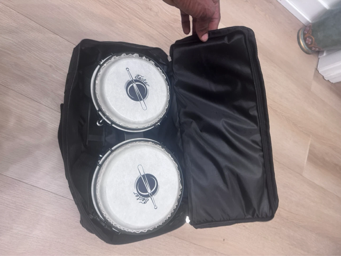 Eastar 7 Inch & 8.5 Inch Bongo Drum Set with Bag - photo 3