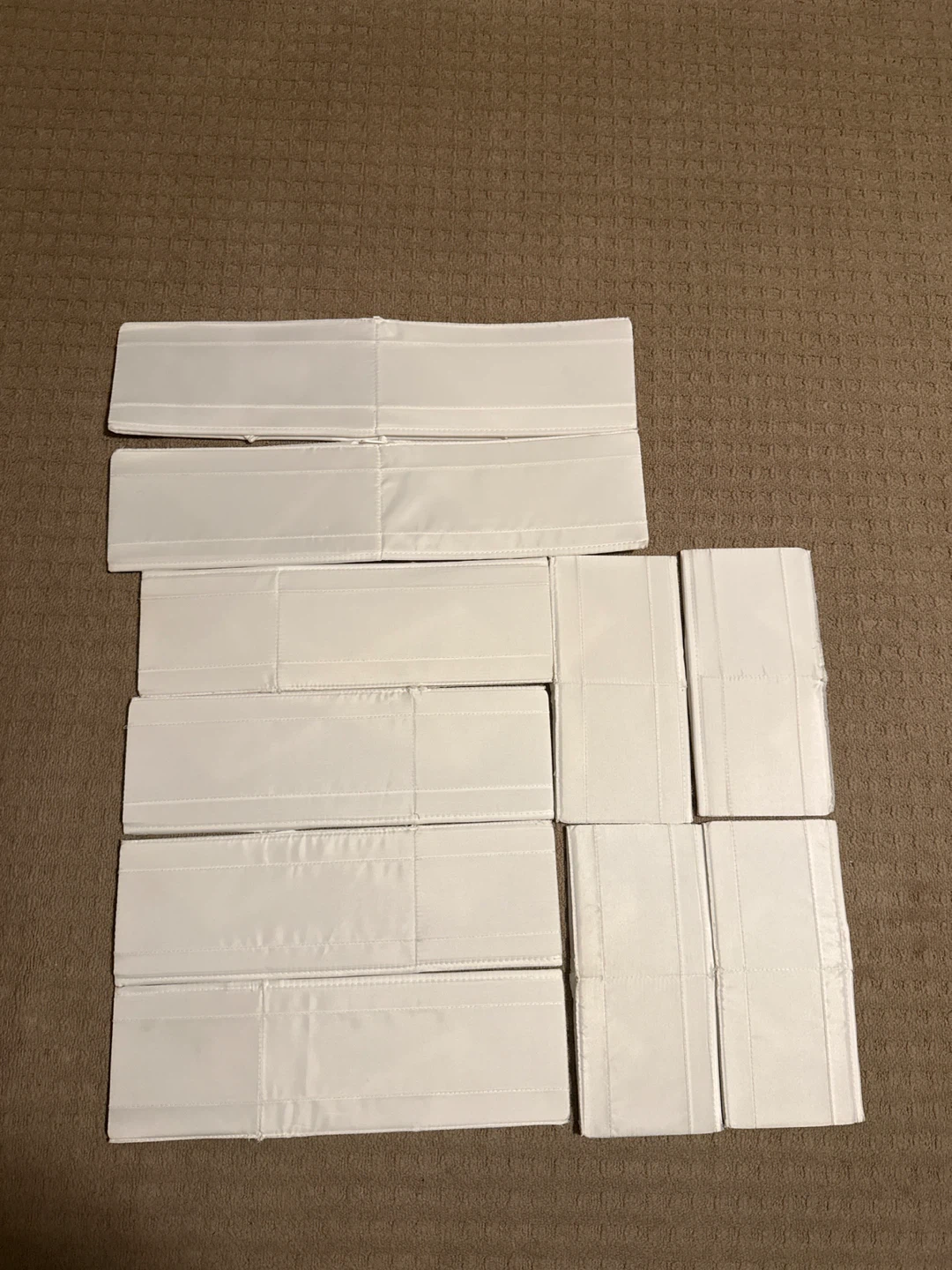 White Drawer Organizers (Set of 10)