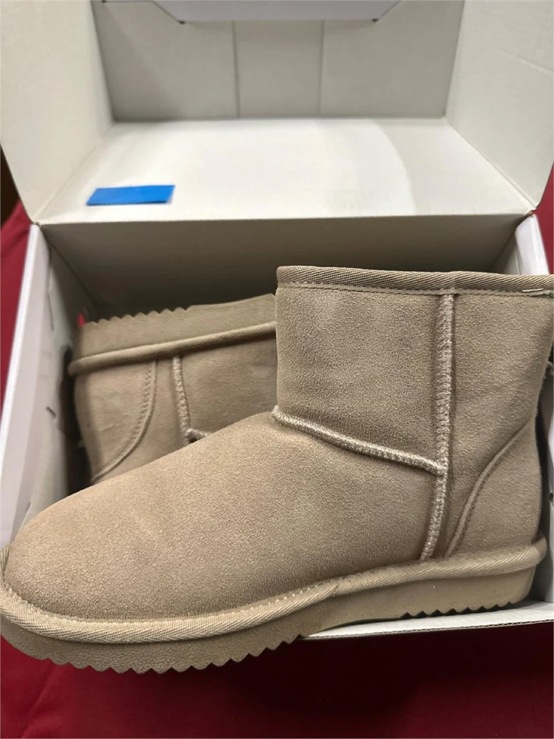 Women's Suede Winter Boots - photo 3