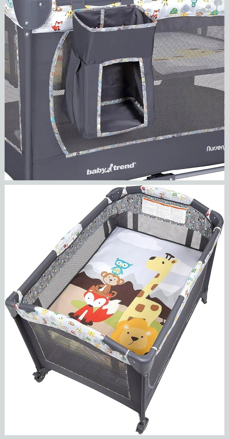 Baby Center Playard / Grey crib 🌱 - photo 3
