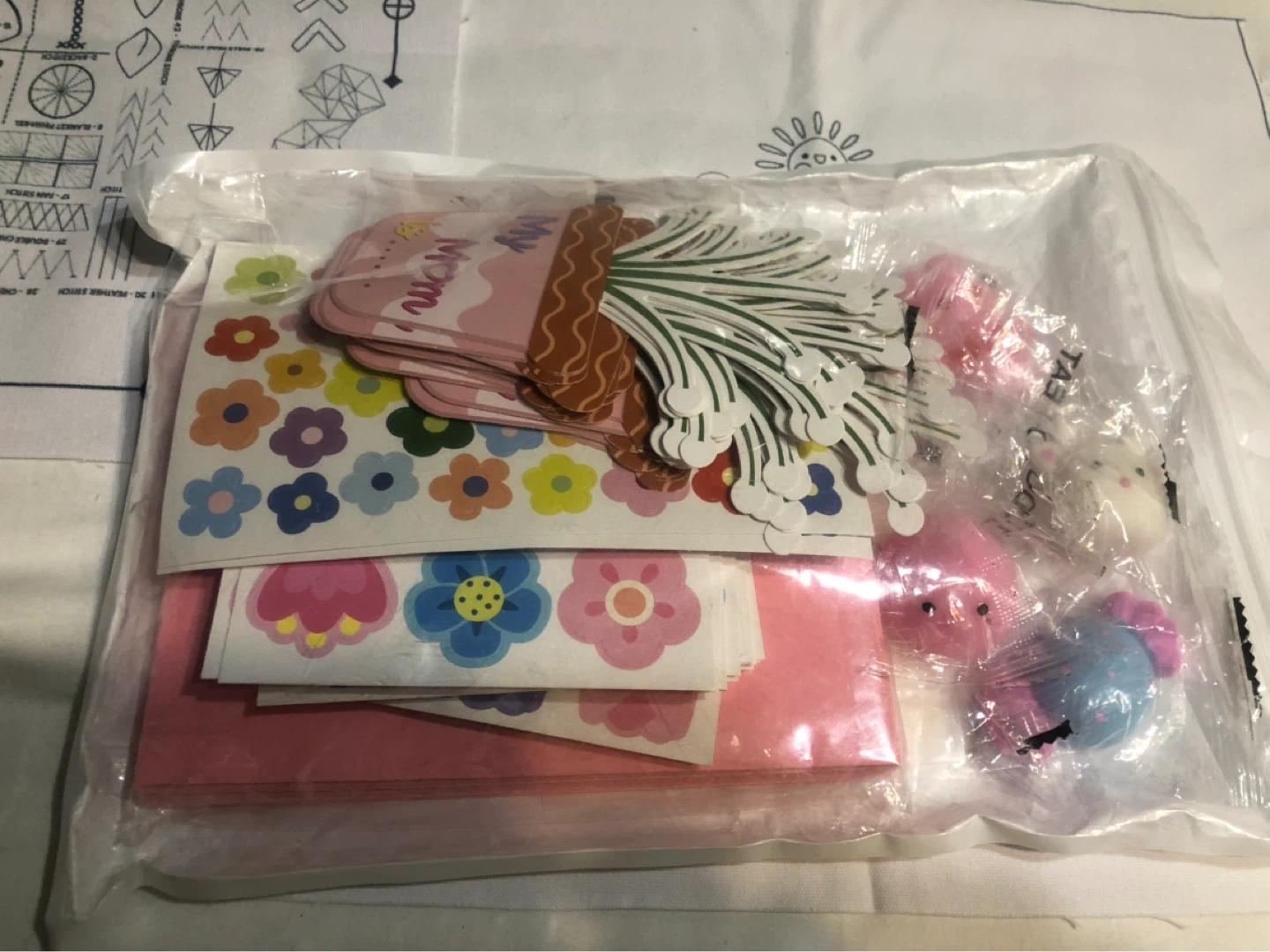 New-Mother's Day Craft Kit with Stickers and Cards - photo 4