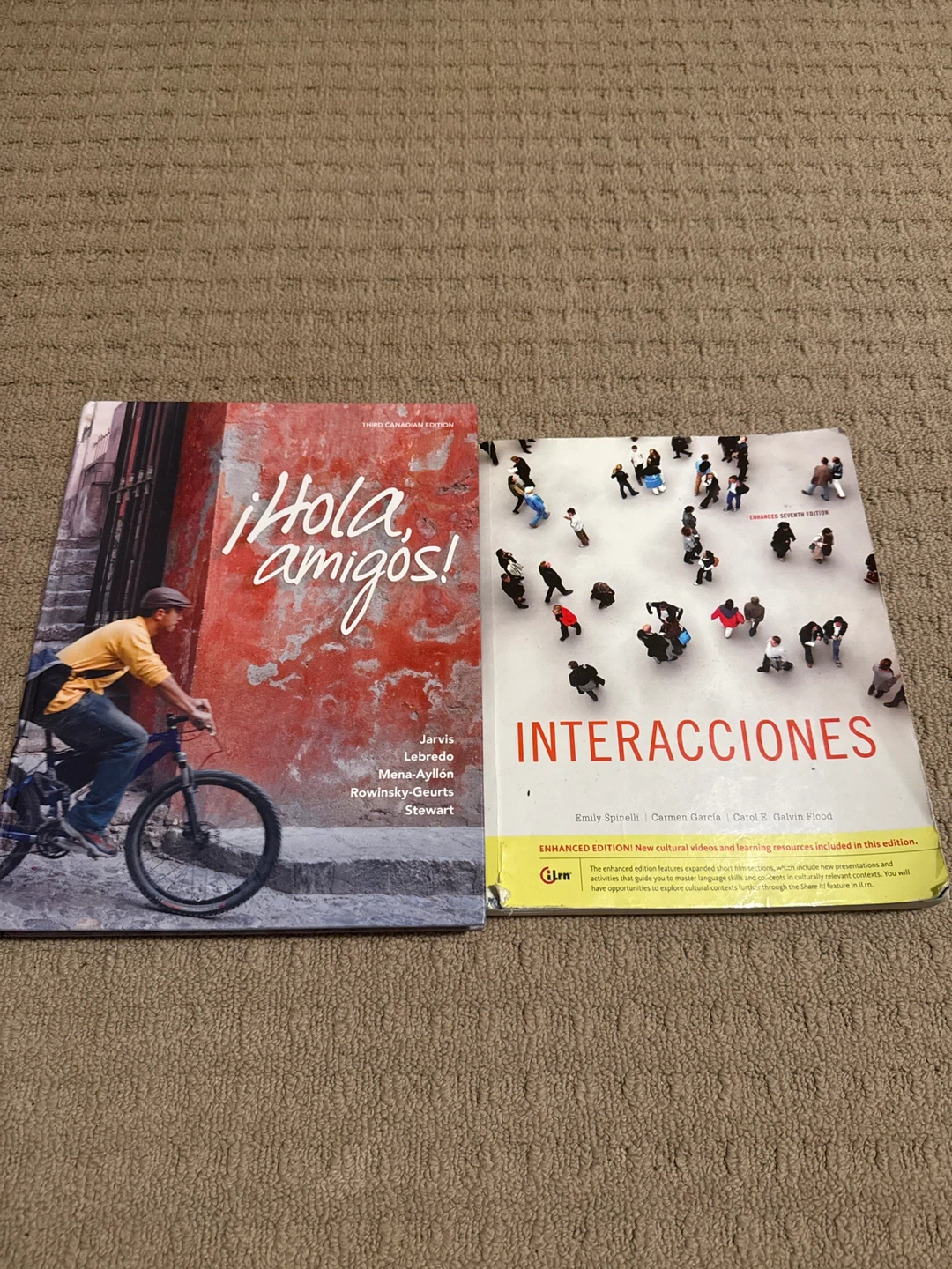 ¡Hola, Amigos! & Interacciones Spanish Textbooks