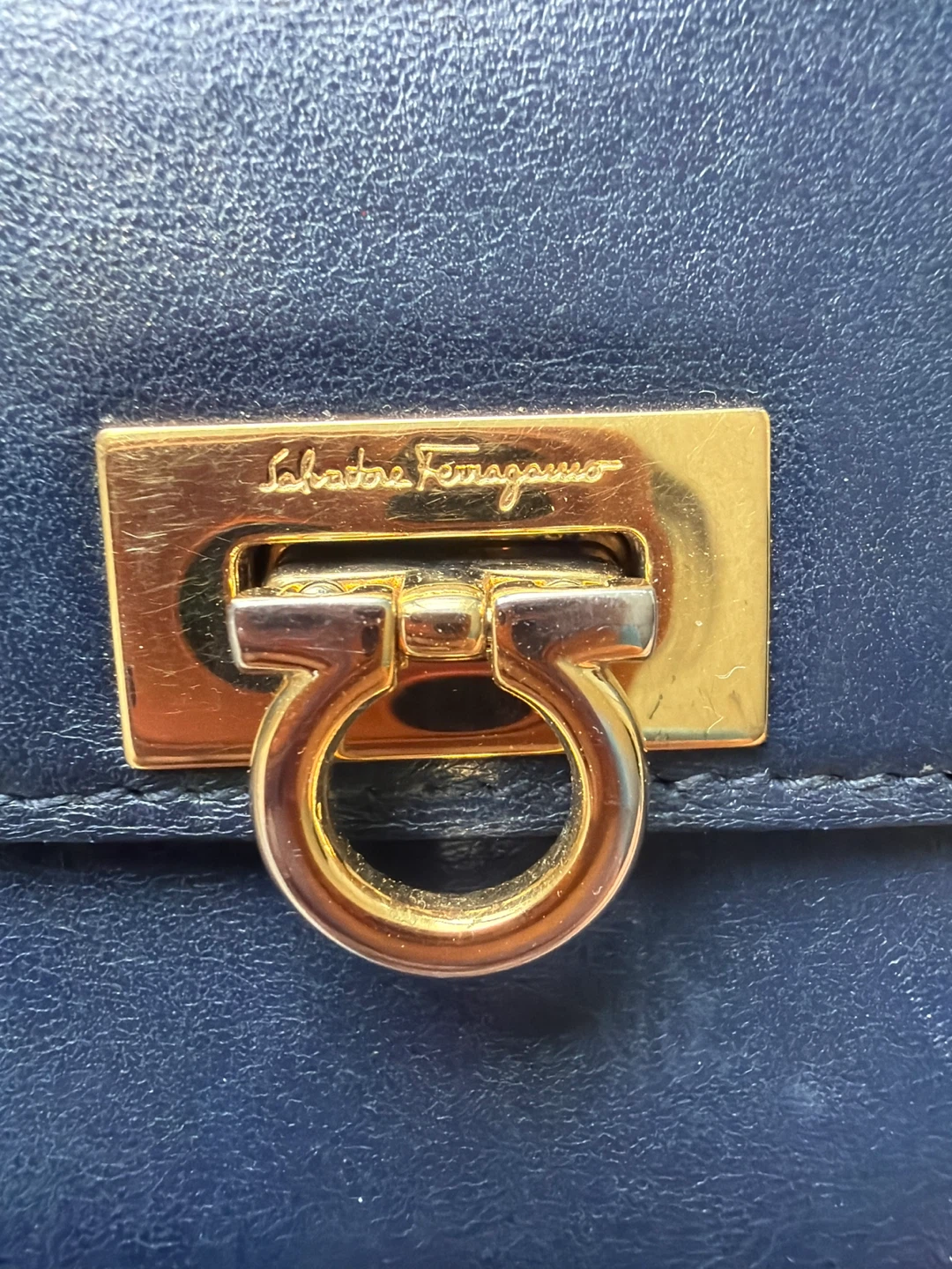 Salvatore Ferragamo Leather Wallet - Navy - photo 2