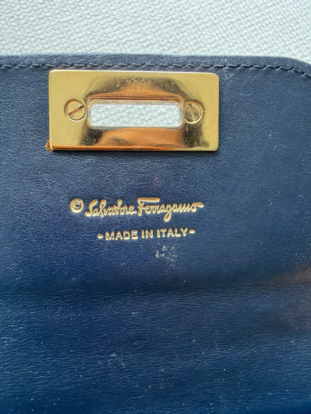 Salvatore Ferragamo Leather Wallet - Navy - photo 3