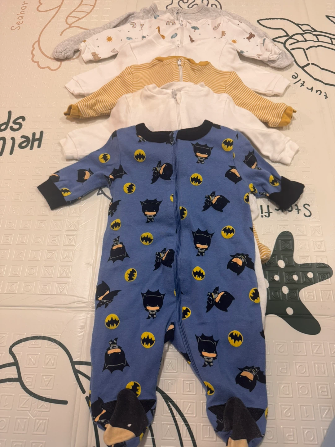 6-Piece Baby Sleepers Bundle 0-3m