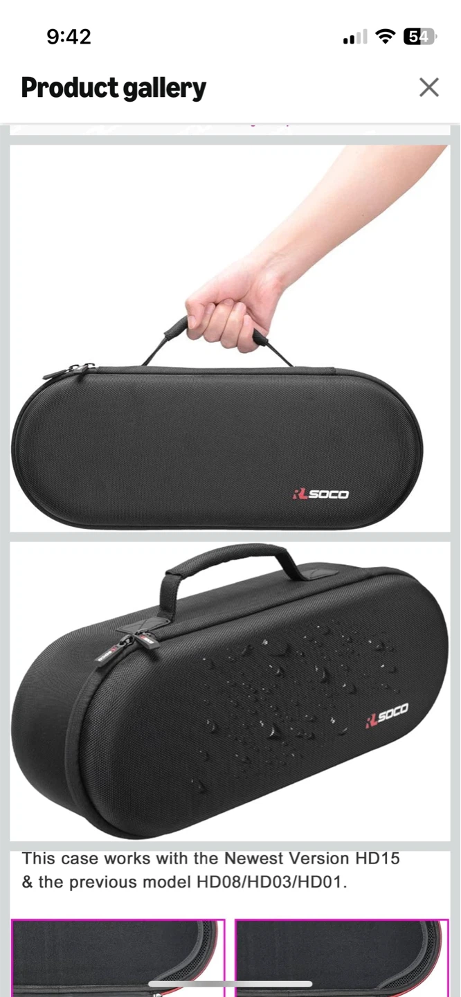RLSOCO Hard Travel Case for Supersonic Hairdryer - photo 2