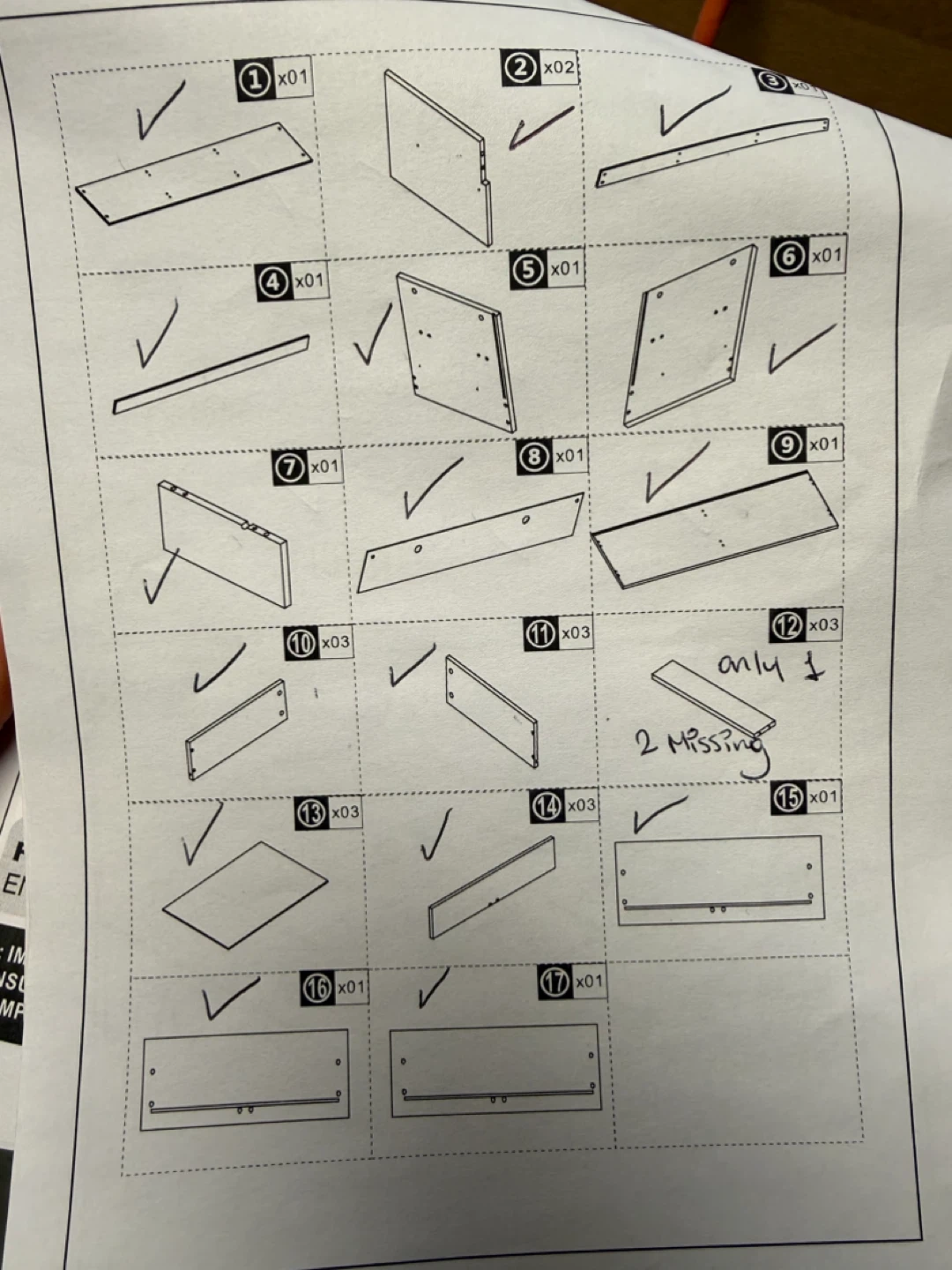 White TV Stand with Drawers and Storage (READ DESCRIPTION) - photo 3