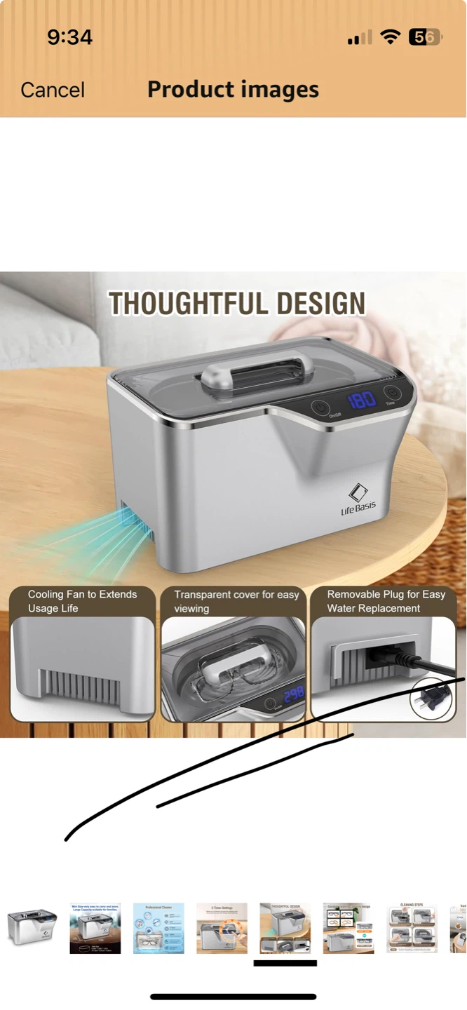Life Basis Ultrasonic Cleaner - photo 5