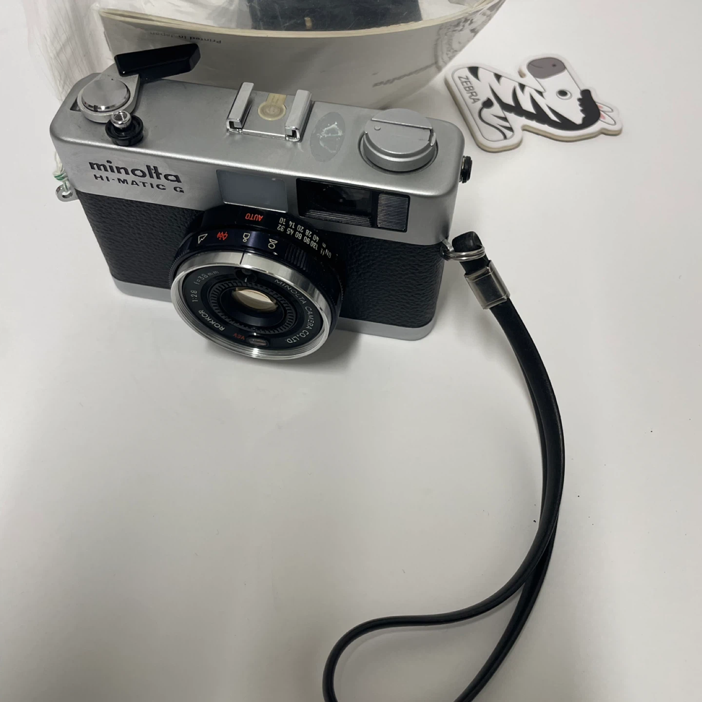 Minolta Hi-Matic G Film Camera with Flash - photo 5