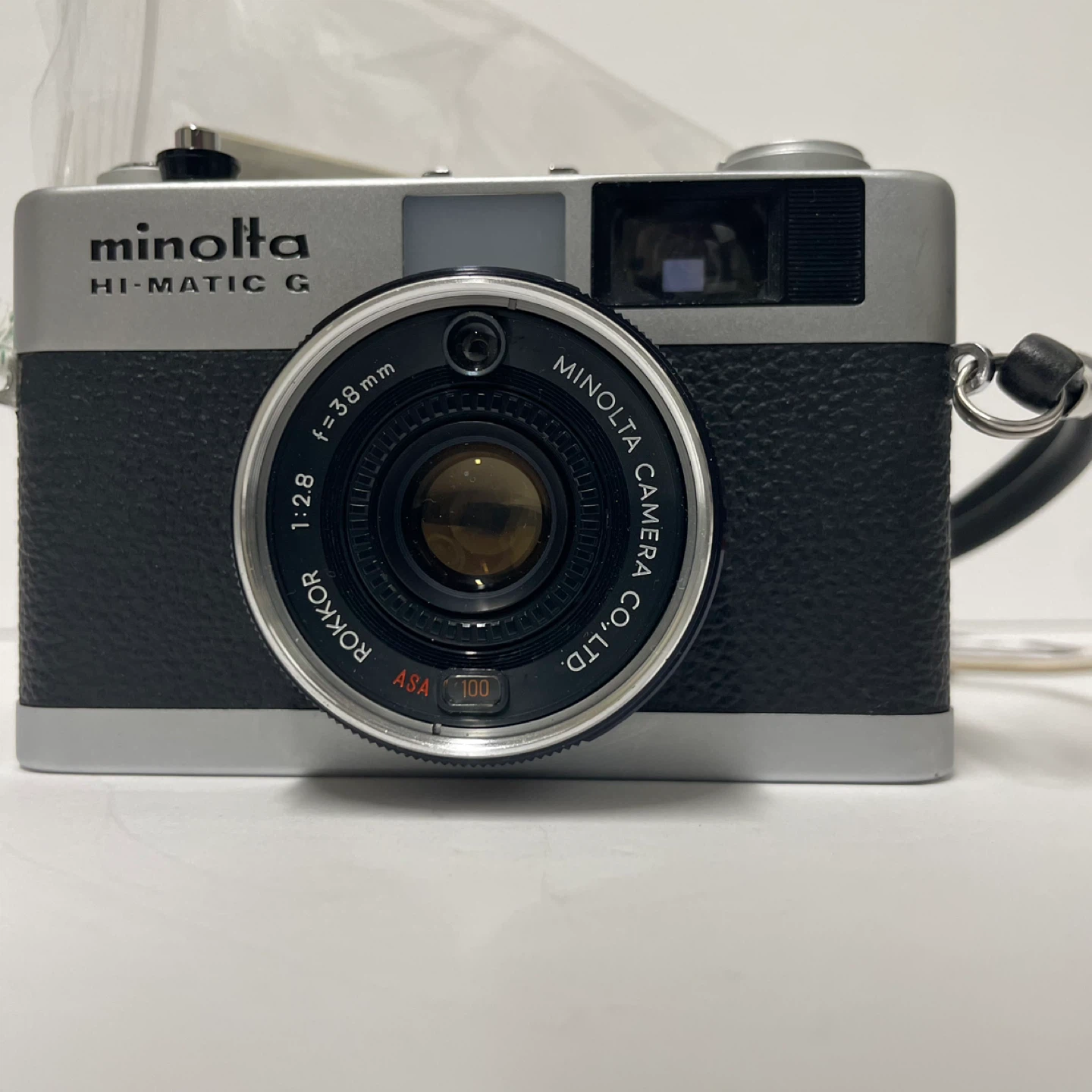 Minolta Hi-Matic G Film Camera with Flash