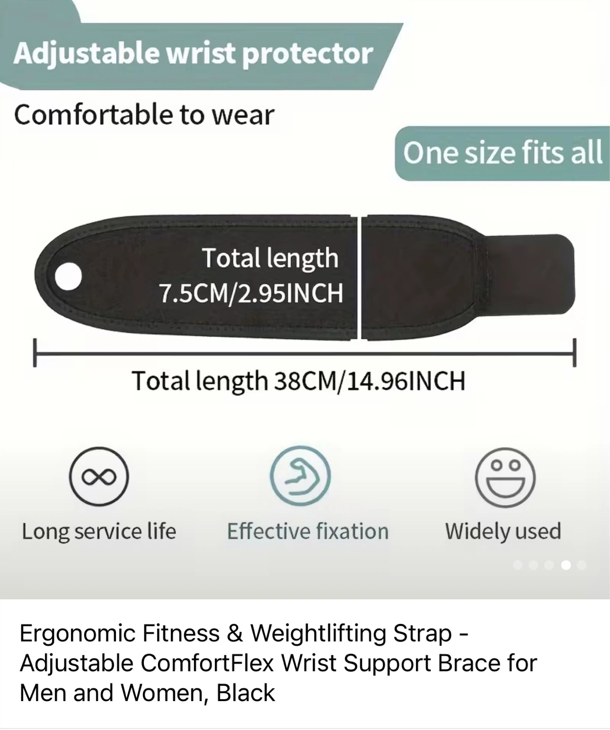 Adjustable Wrist Support Brace for Men & Women - photo 2
