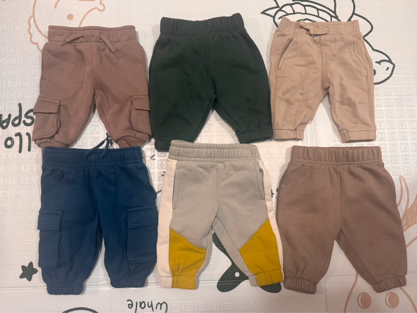 Baby Pants - Set of 6 0-3m
