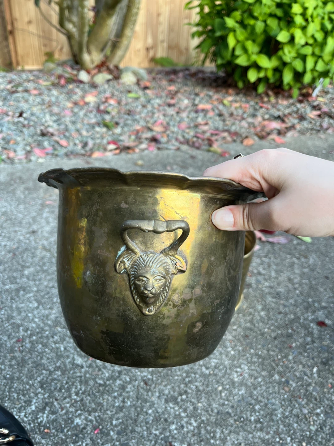 Vintage Brass and Copper Planters Set - photo 5