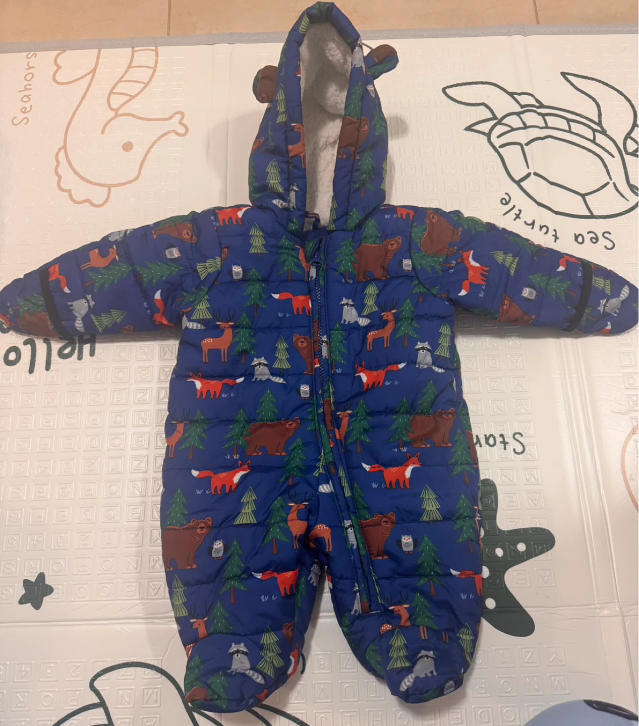 The Children's Place Baby Bunting Snowsuit 0-3M - photo 3