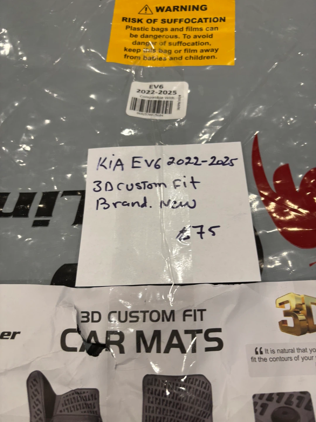 KIA EV6 2022-2025 3D Custom Fit Car Floor Mats - photo 2