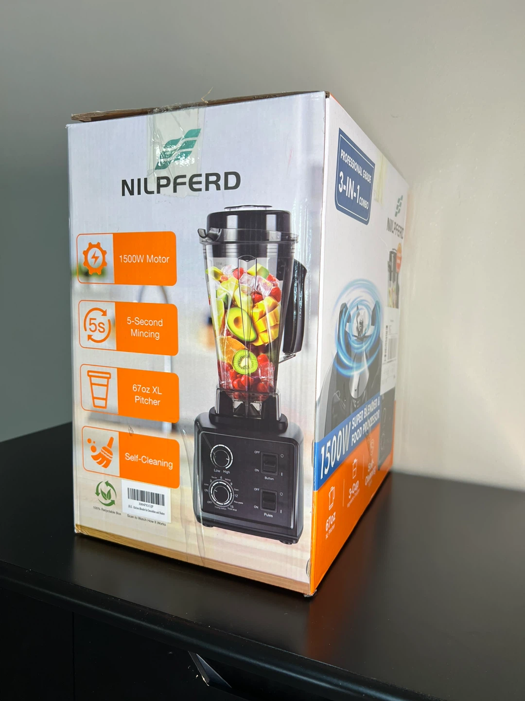 NILPFerd 1500W Super Blender & Food Processor - photo 4