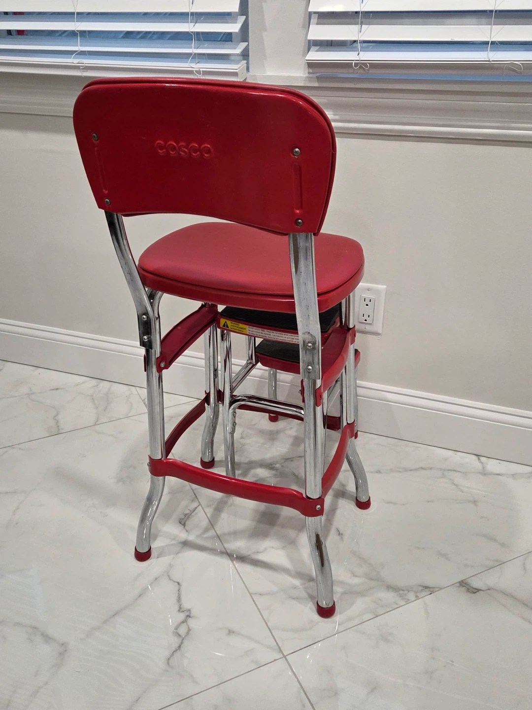 Red Cosco Step Stool Kitchen Chair - photo 5