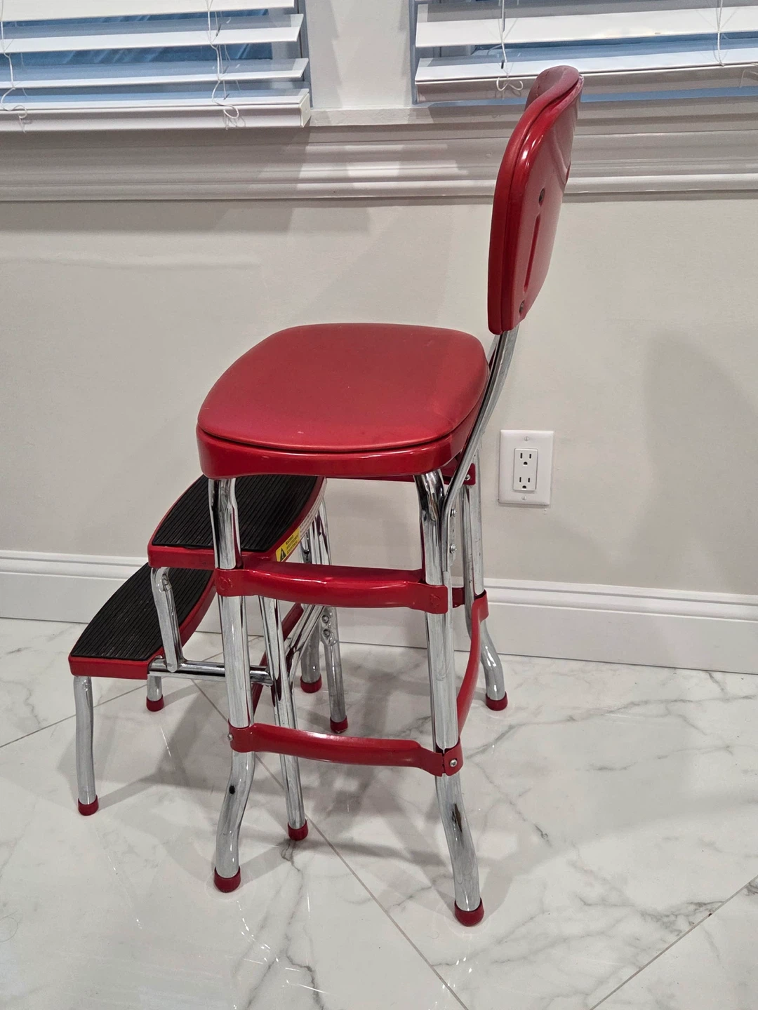Red Cosco Step Stool Kitchen Chair - photo 4