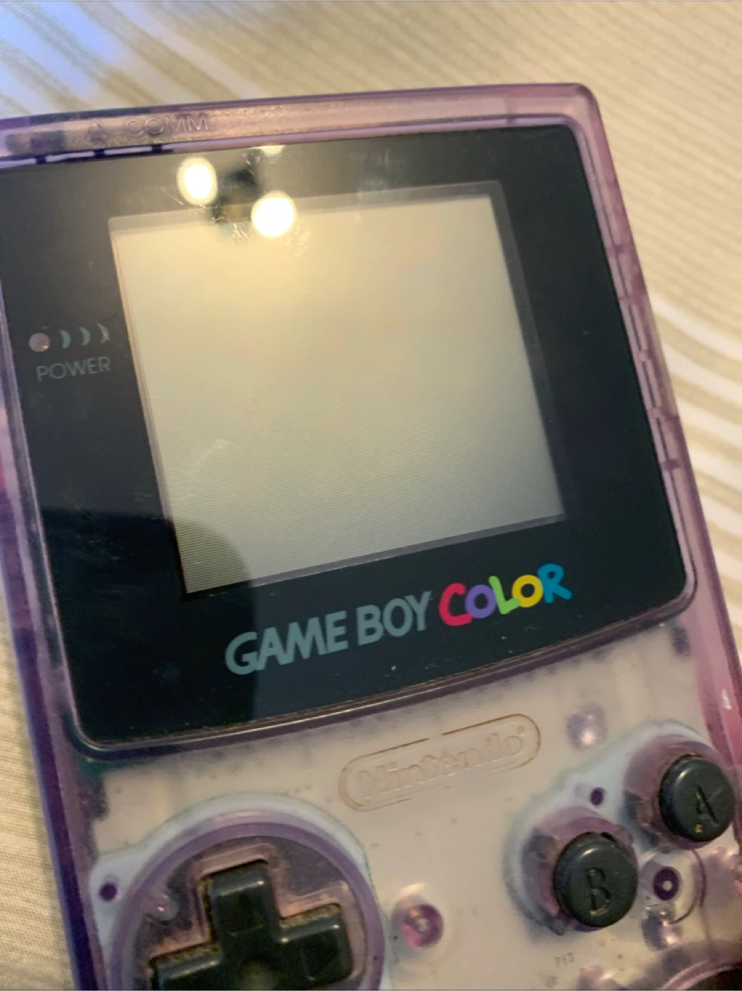 Nintendo Game Boy Color - Transparent Purple - photo 5