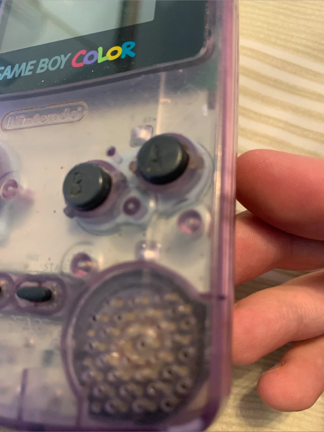 Nintendo Game Boy Color - Transparent Purple - photo 3